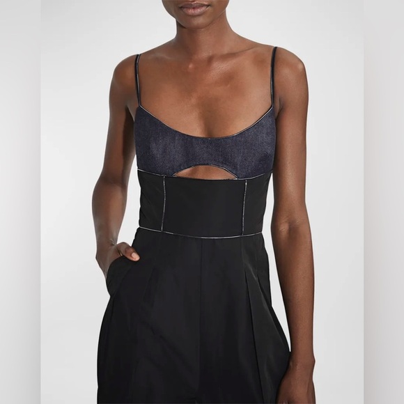 NWT Et Ochs "Weston" Metallic Bodice Jumpsuit Size 8 - Picture 5 of 8